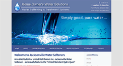 Desktop Screenshot of jacksonvillewatersofteners.com